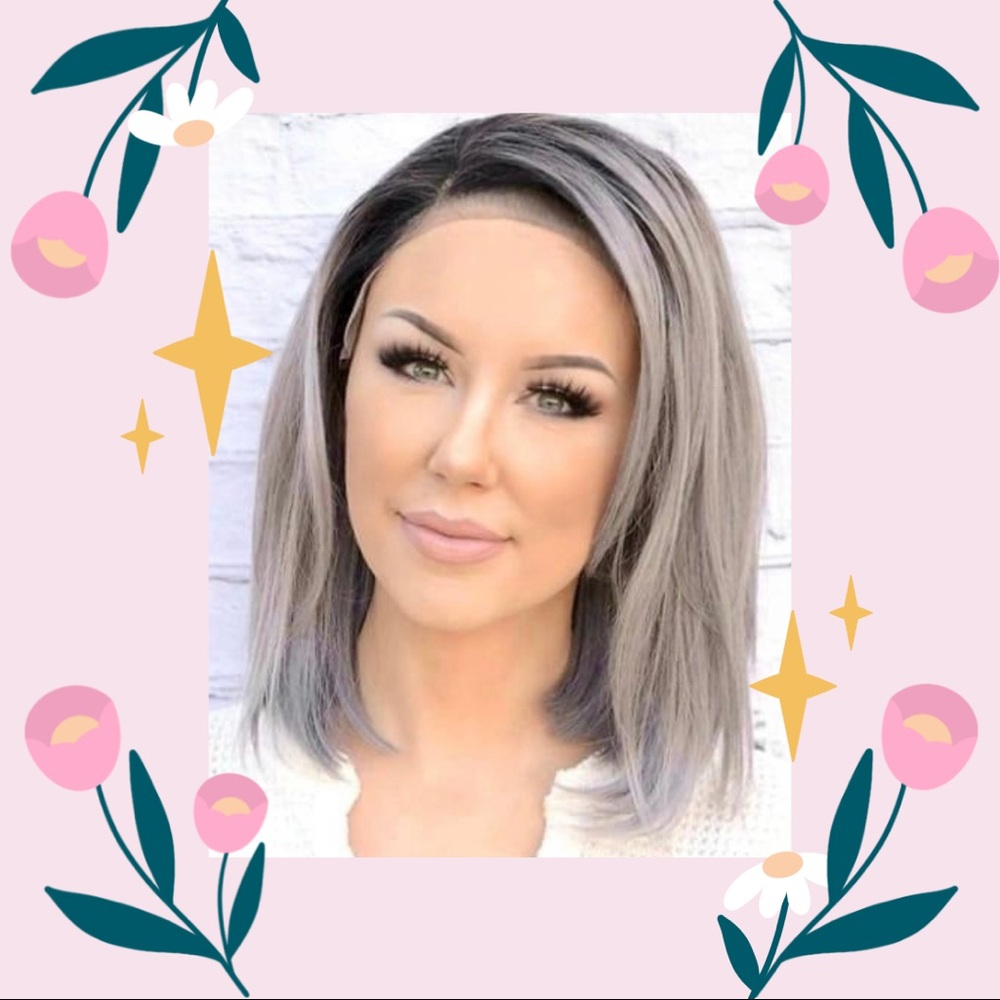 Grey Lace Front Wig